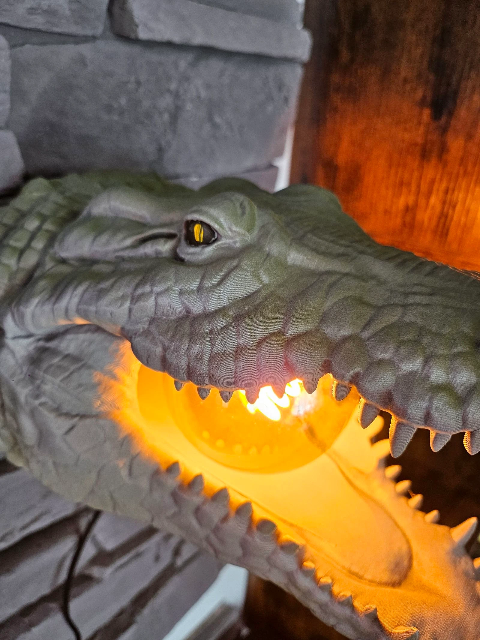 Lampe crocodile – photo 2